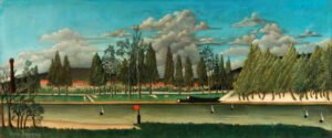 Henri Rousseau "Kanalas ir peizažas"