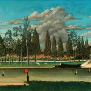 Henri Rousseau "Kanalas ir peizažas"
