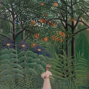 Henri Rousseau "Moteris vaikštinėjanti miške"