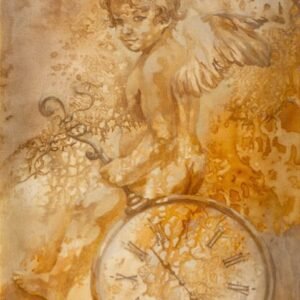 Irena Čingienė "Angelas su laikrodžiu"