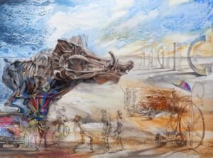 Irena Čingienė "Burning man"