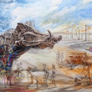Irena Čingienė "Burning man"