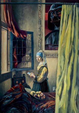 Algis Kriščiūnas "Girl with a Pearl Earphone"