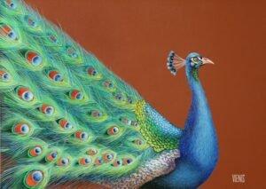 Laima Žeimienė-VIENIS "Pavo-cristatus"