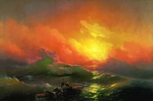 Ivan Aivazovsky "Devintoji banga"