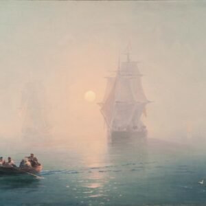 Ivan Aivazovsky "Karo laivai"