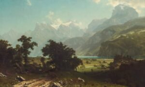 Albert Bierstadt "Liucernos ežeras"