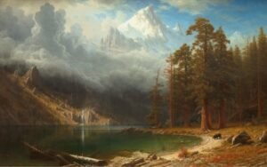 Albert Bierstadt "Konkorano kalnas"