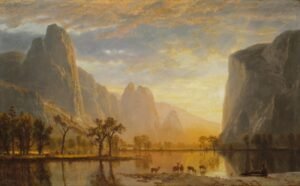 Albert Bierstadt "Yosemite slėnis"