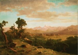 Albert Bierstadt "Wind upės šalis"