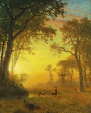 Albert Bierstadt "Šviesa miške"