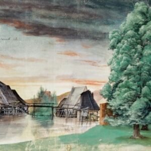 Albrecht Durer "Gluosnis ir malūnas"