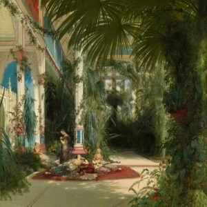 Carl Blechen "The Interrior of the Palm House"