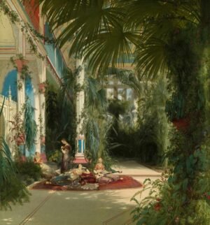 Carl Blechen "The Interrior of the Palm House"