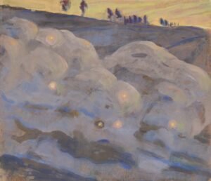 Mikalojus Konstantinas Čiurlionis "Kibirkštys I (1906)"