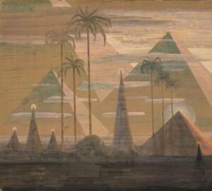 Mikalojus Konstantinas Čiurlionis "Piramidžių Sonata II (andante)"