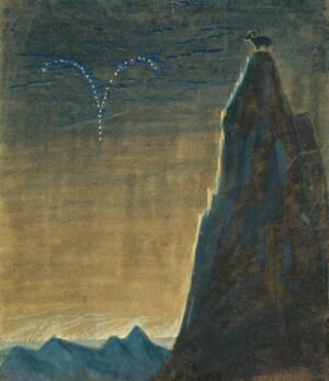 Mikalojus Konstantinas Čiurlionis "Saulė eina Avino ženku"