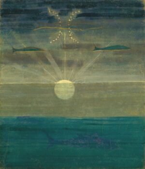 Mikalojus Konstantinas Čiurlionis "Saulė eina Žuvų ženku"