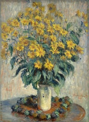 Claude Monet "Topinambų gėlės"