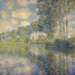 Claude Monet "Tuopos ant Epte kranto"