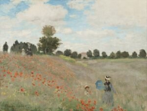 Claude Monet "Aguonų laukas"