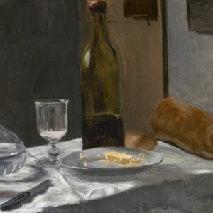 Claude Monet "Natiurmortas su buteliu"