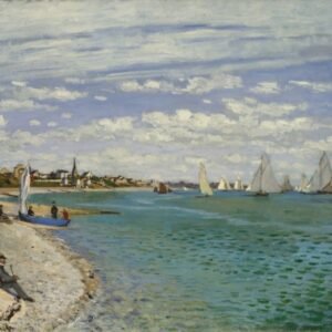 Claude Monet "Sainte Adresse paplūdimys"