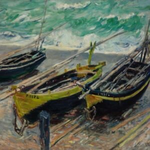 Claude Monet "Trys žvejų laiveliai"