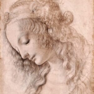 Leonardo Da Vinci "Jaunos moters galva"