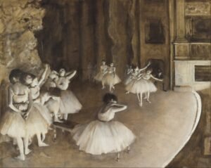 Edgar Degas "Baleto repeticija II"