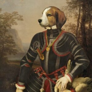 Loreta Abucaite-Hornall "Fancy Dog and the Rooster"