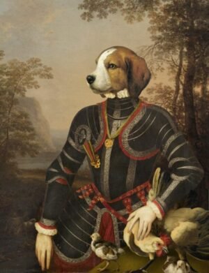 Loreta Abucaite-Hornall "Fancy Dog and the Rooster"