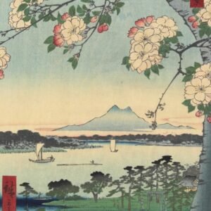 Utagawa Hiroshige "Suijino šventovės miškas"