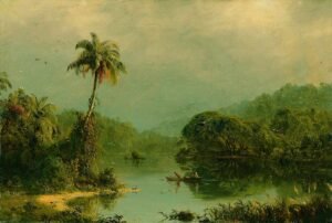 Frederic Edwin Church "Tropical Landscape" 1855