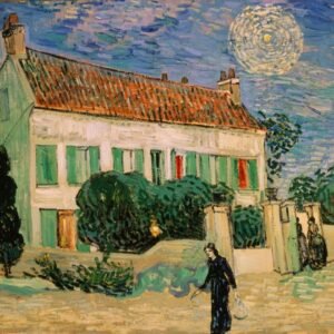 Vincent Van Gogh "Baltieji rūmai naktį"