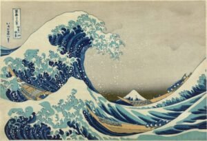 Katsushika Hokusai "Kanagavos didžioji banga"