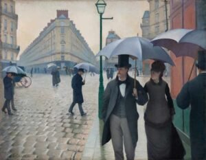 Gustave Caillebotte "Paris street – Rainy Day"