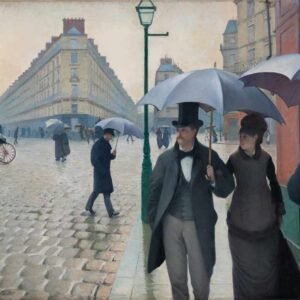 Gustave Caillebotte "Paris street – Rainy Day"