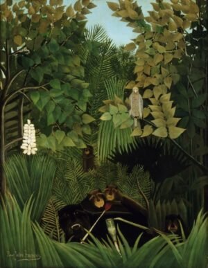 Henri Rousseau "Orchidėjos džiunglėse"
