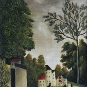 Henri Rousseau "Kaimo gatvė"
