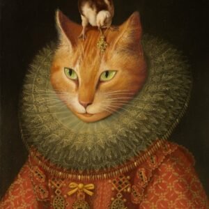 Loreta Abucaite-Hornall " Her Majesty Kitty and the Chick"