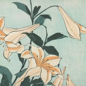 Katsushika Hokusai "Lelijos"
