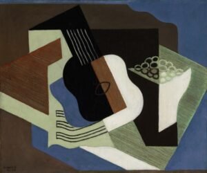 Juan Gris "Gitara ir vaisių lėkštė"