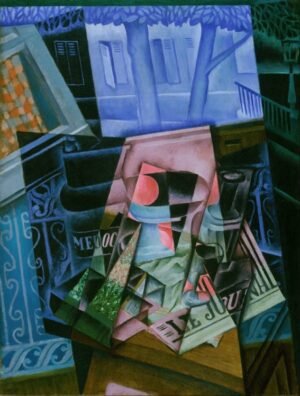 Juan Gris "Natiurmortas priešais atvirą langą"