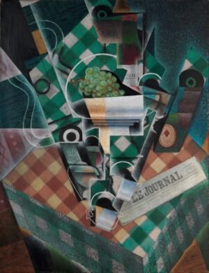 Juan Gris "Natiurmortas su staltiese"