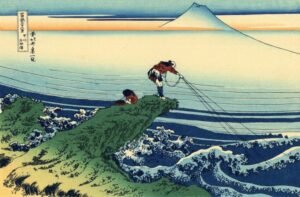 Katsushika Hokusai "Kajikazawa in Kai province"