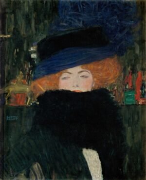 Gustav Klimt "Moteris su kepure"