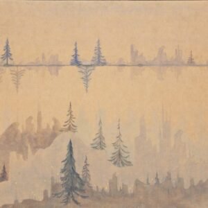 Mikalojus Konstantinas Čiurlionis "Fuga (eglutės) (1908)"