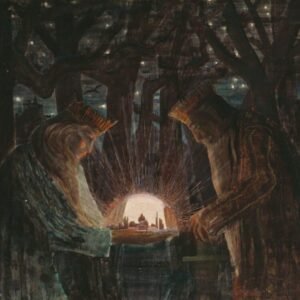 Mikalojus Konstantinas Čiurlionis "Karalių pasaka (1909)"
