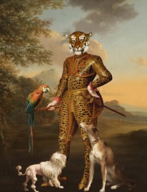 Loreta Abucaite-Hornall "Majestic Tiger and Entourage"